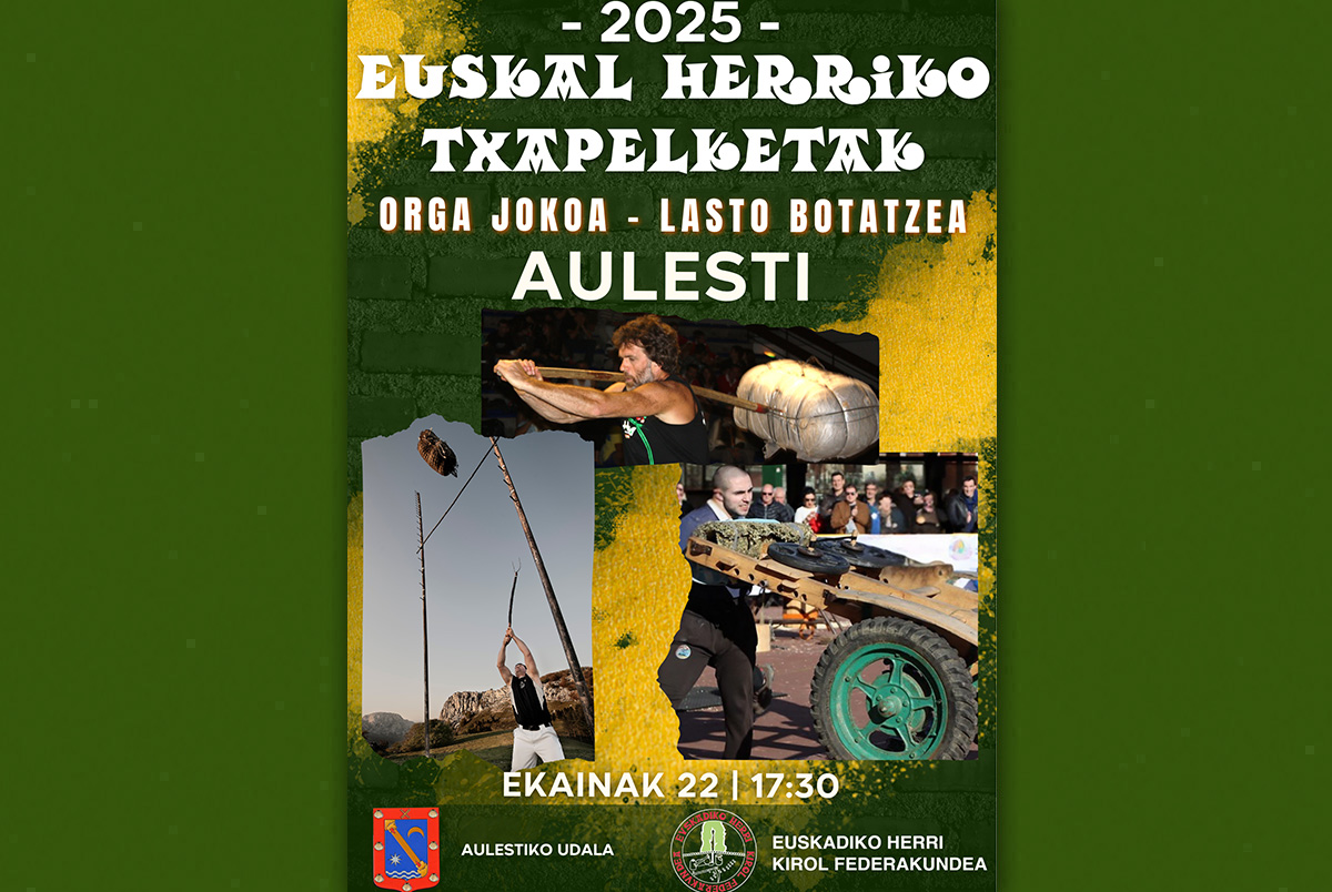 EUSKAL HERRIKO TXAPELkETAK – ORGA JOKOA – LASTO BOTAtzea
