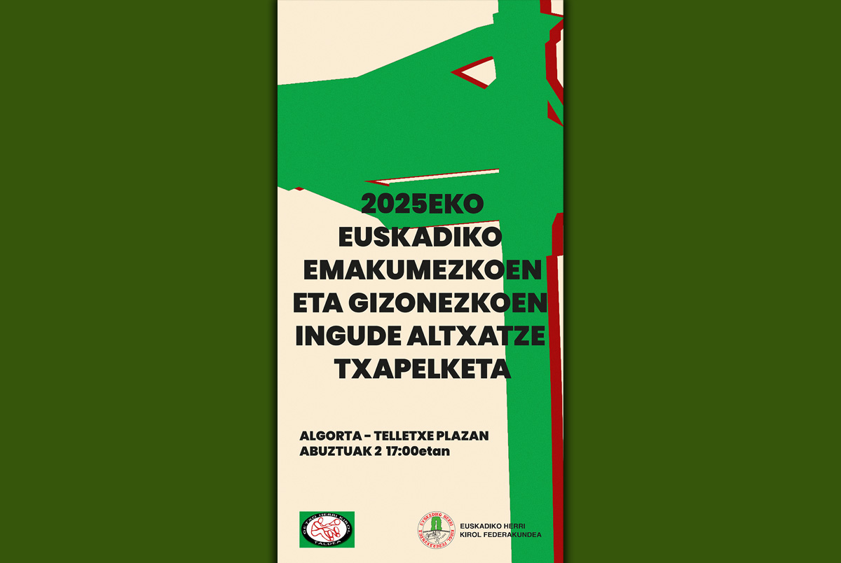 2025EKO EUSKADIKO EMAKUMEZKOEN ETA GIZONEZKOEN INGUDE ALTXATZE TXAPELKETA